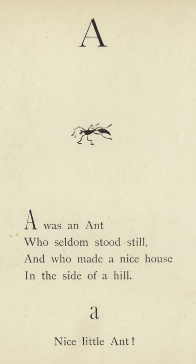 The Letter A by Edward Lear